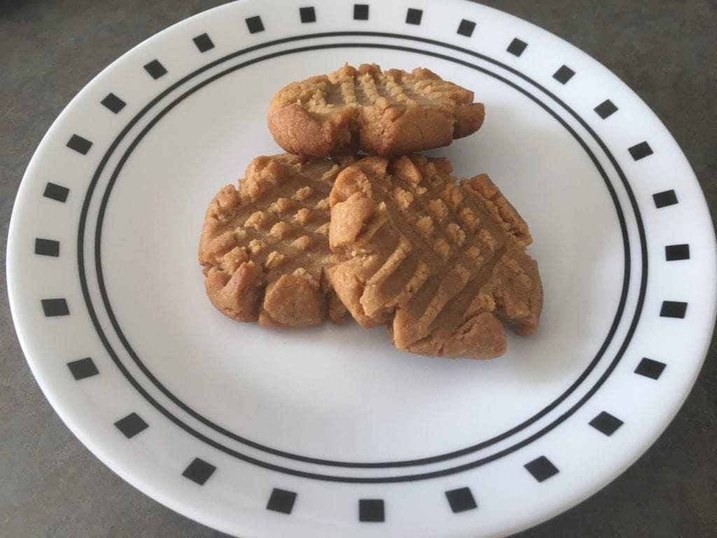 finished peanut butter cookies