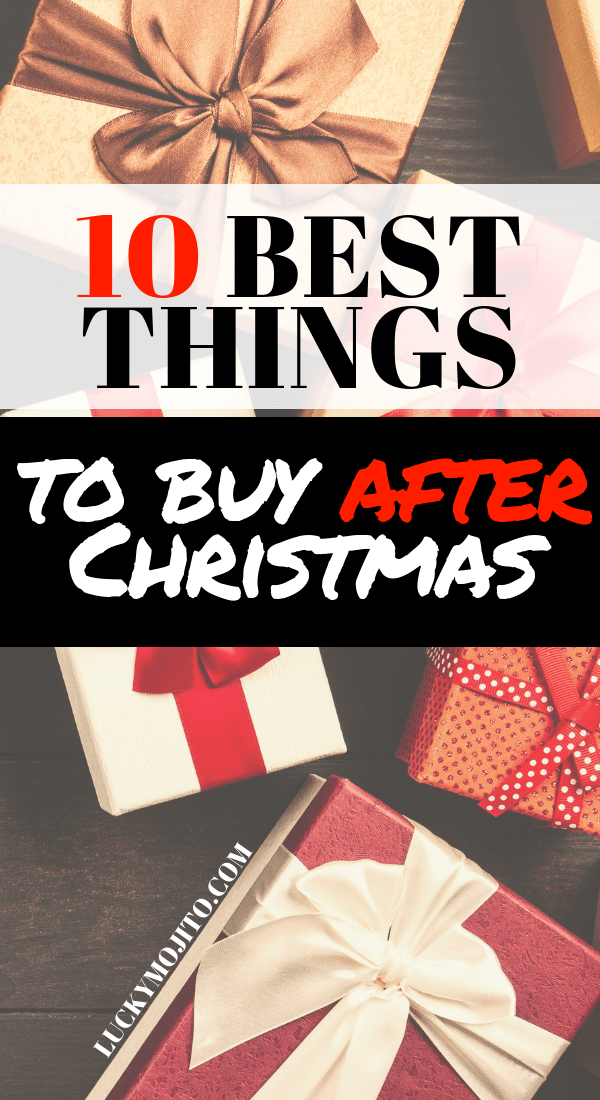 best things to buy after christmas to save money