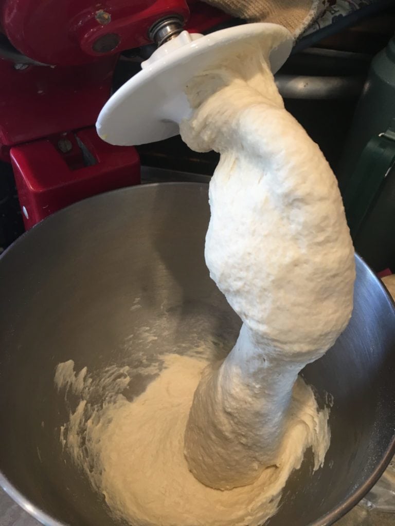 heart shaped pizza dough forming