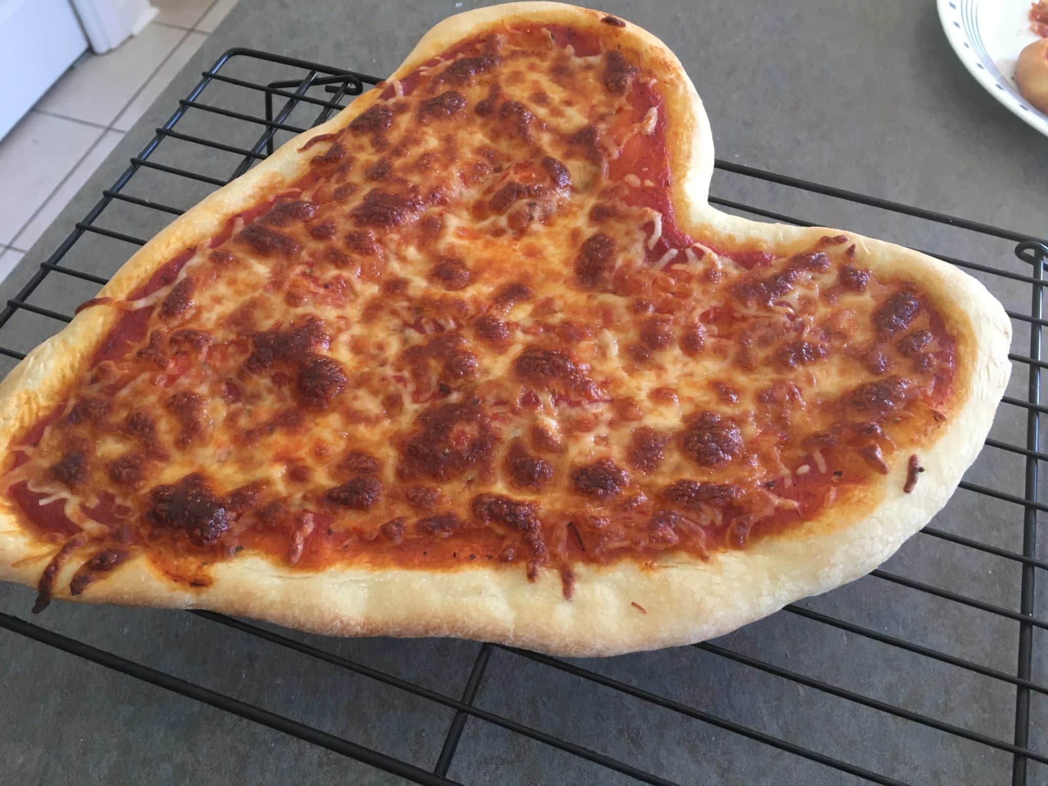 Heart Shaped Pizza Recipe graphic