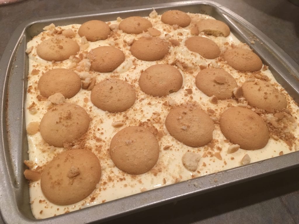 finished banana pudding recipe