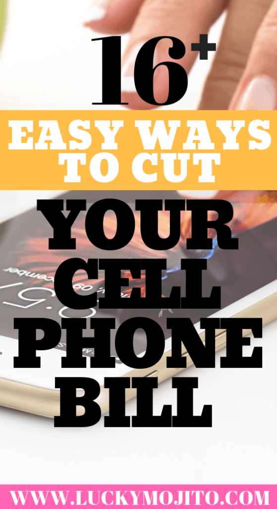 easy ways to downsize your cell phone bill to save money and be debt free