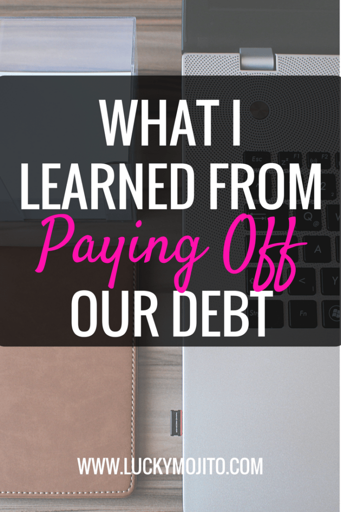 learned from paying off debt