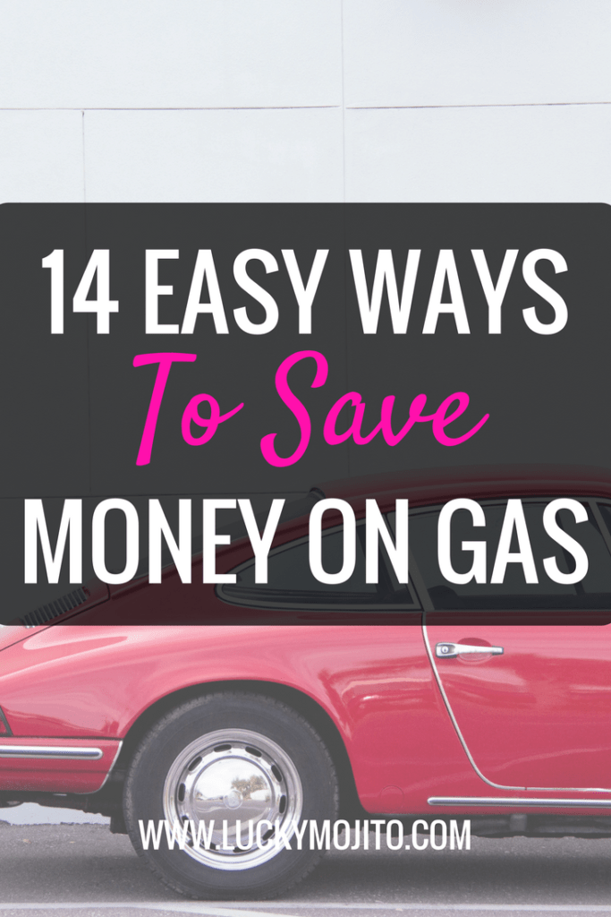 easy ways to save money on gas pin