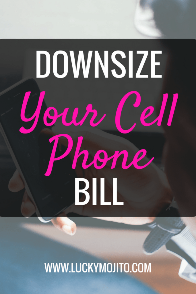 downsize your cell phone bill