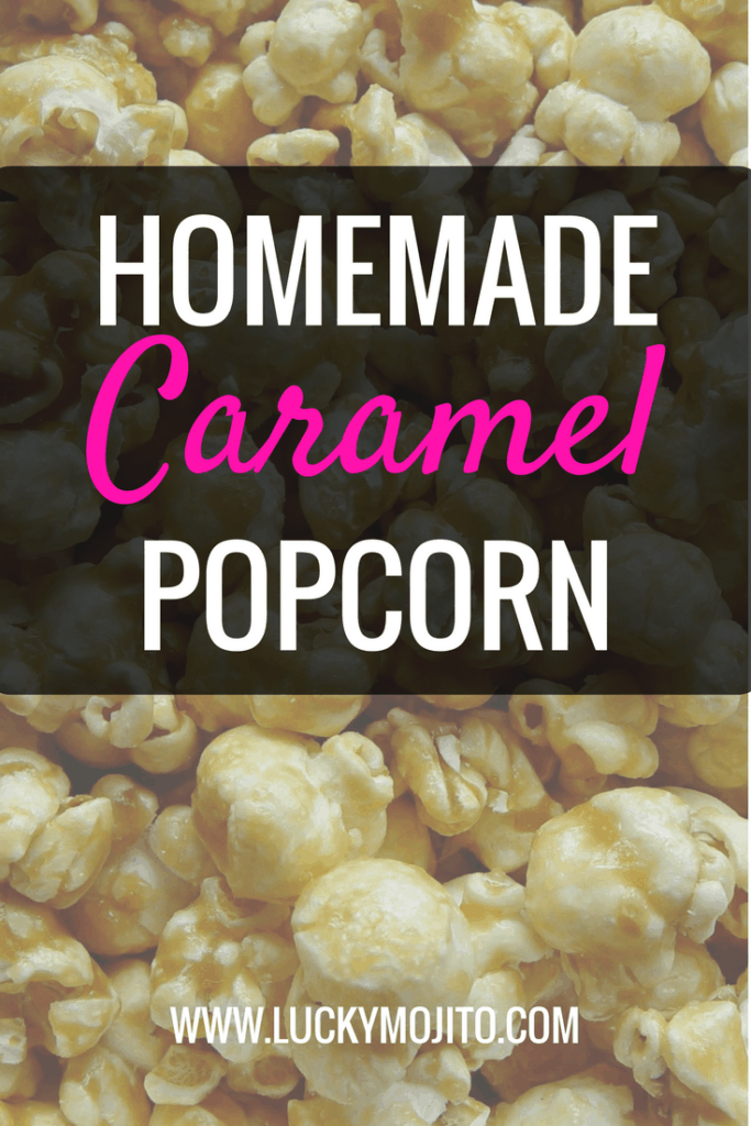 homemade caramel popcorn recipe