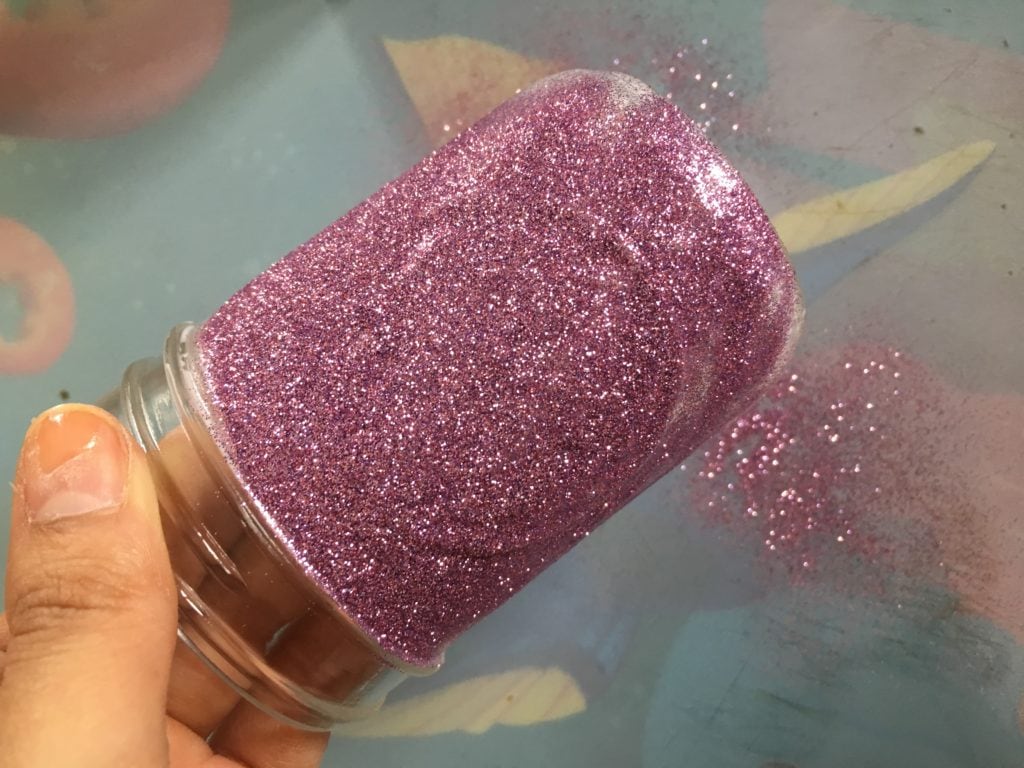 glitter money jar coverage