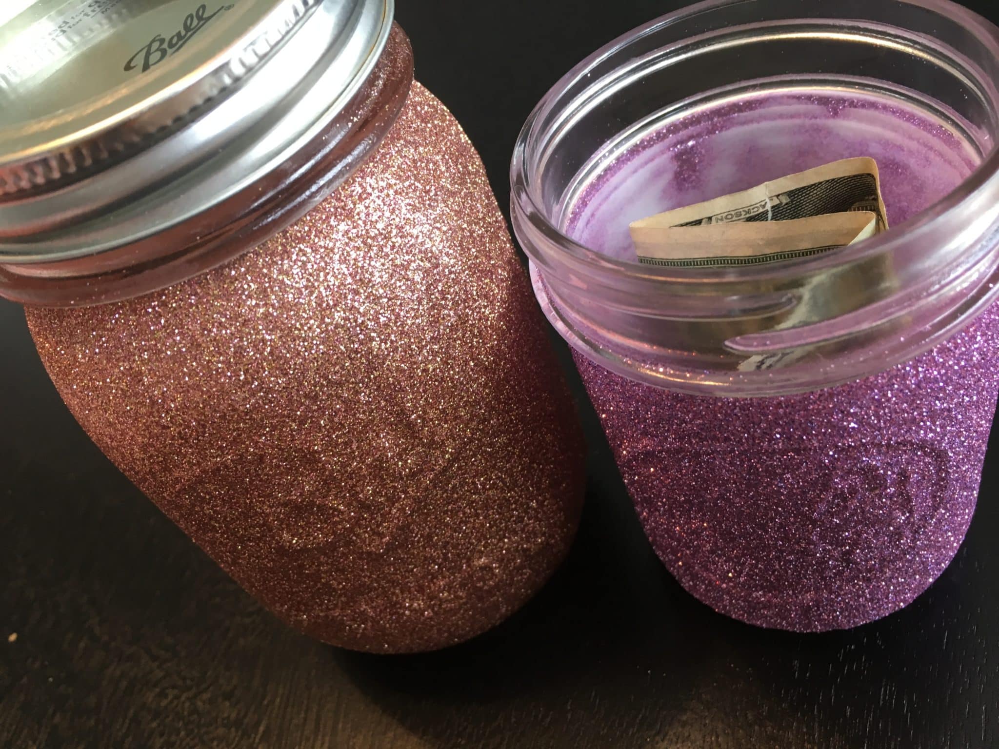 DIY Glitter Money Jar Tutorial & Bonus Ideas graphic