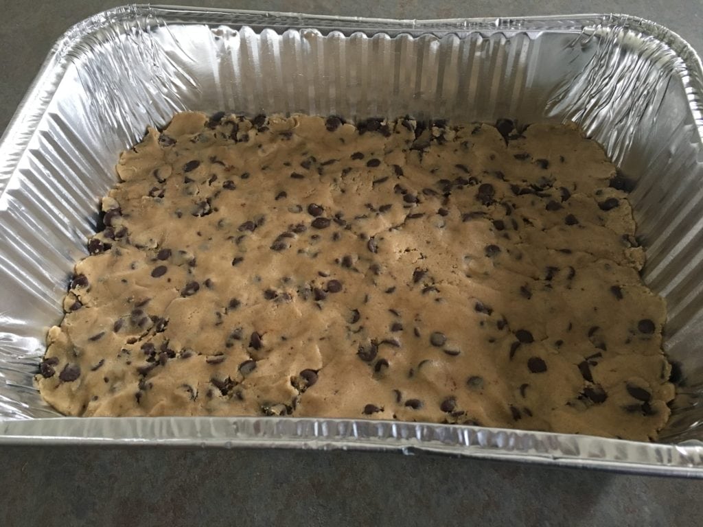 Super slutty brownies first layer