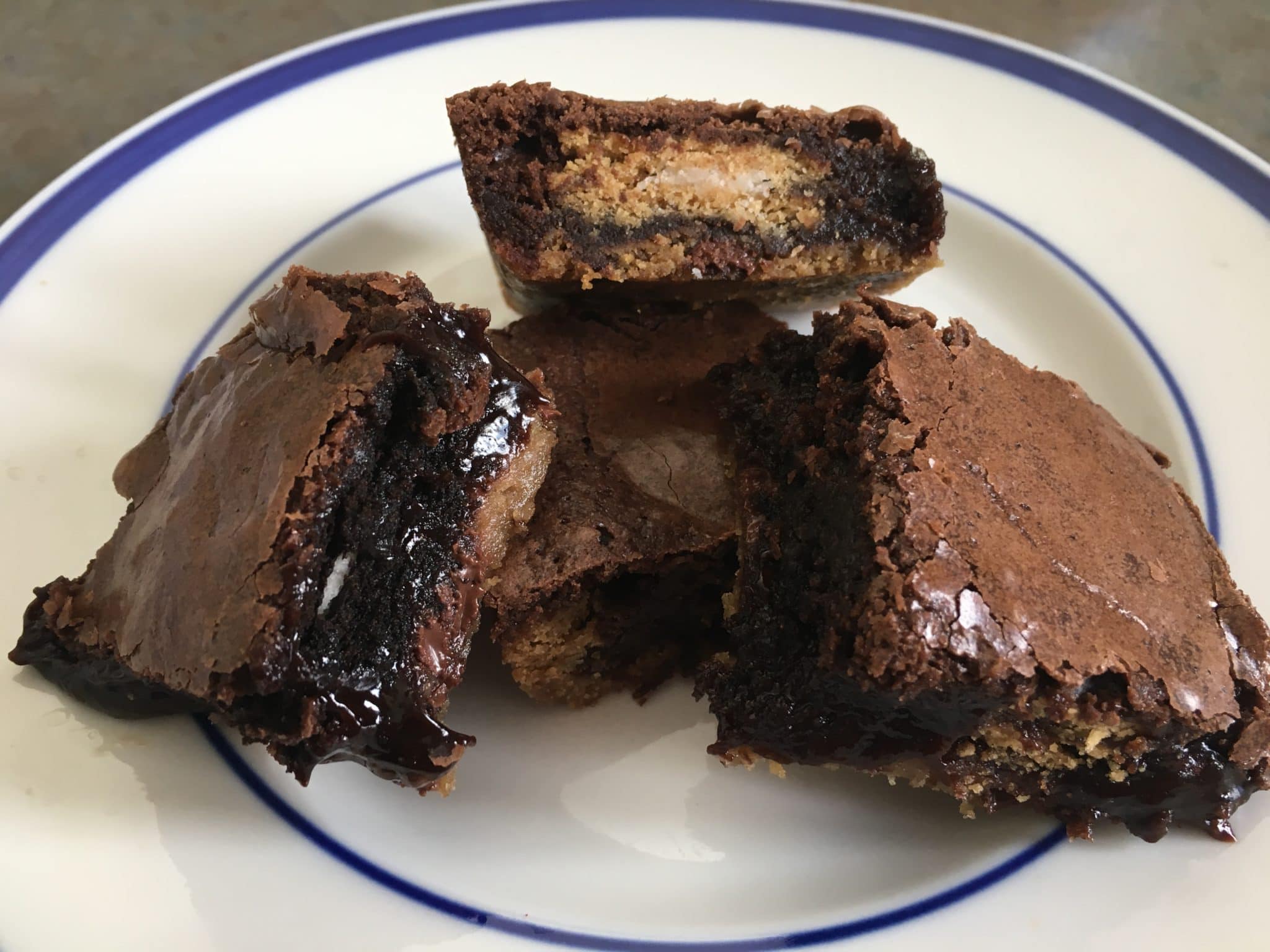 Super Slutty Brownies Recipe graphic