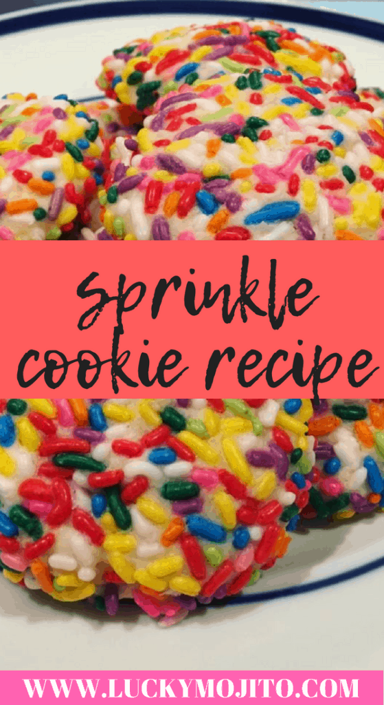 SPRINKLE COOKIE RECIPE WITH RAINBOW