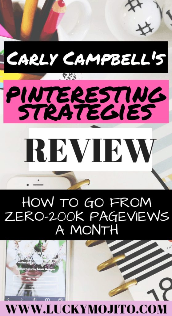 increase blog traffic with pinteresting strategies course, read this review first