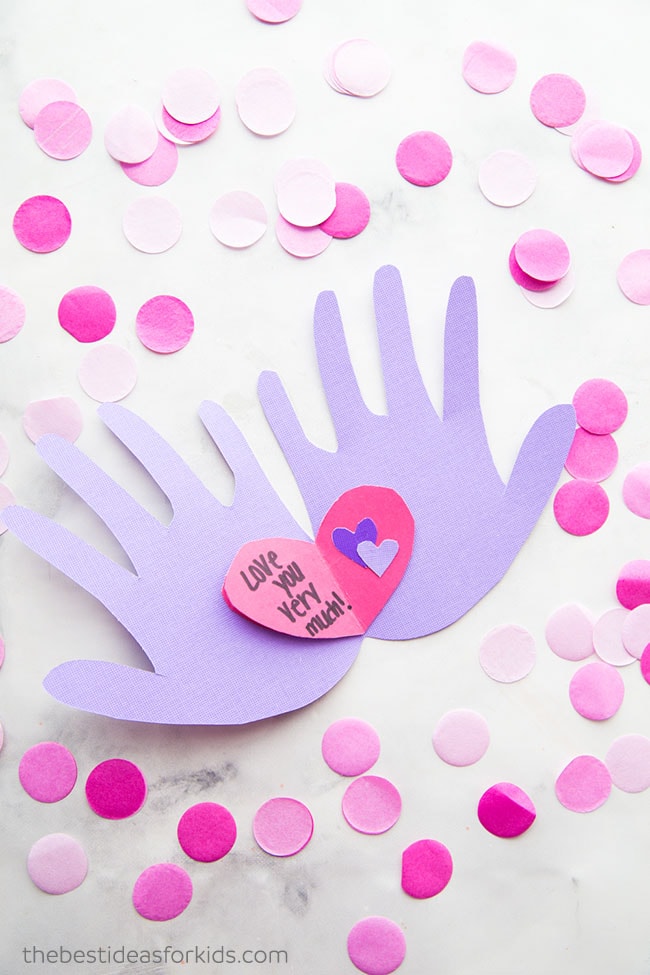 DIY Walentine's Day hand card