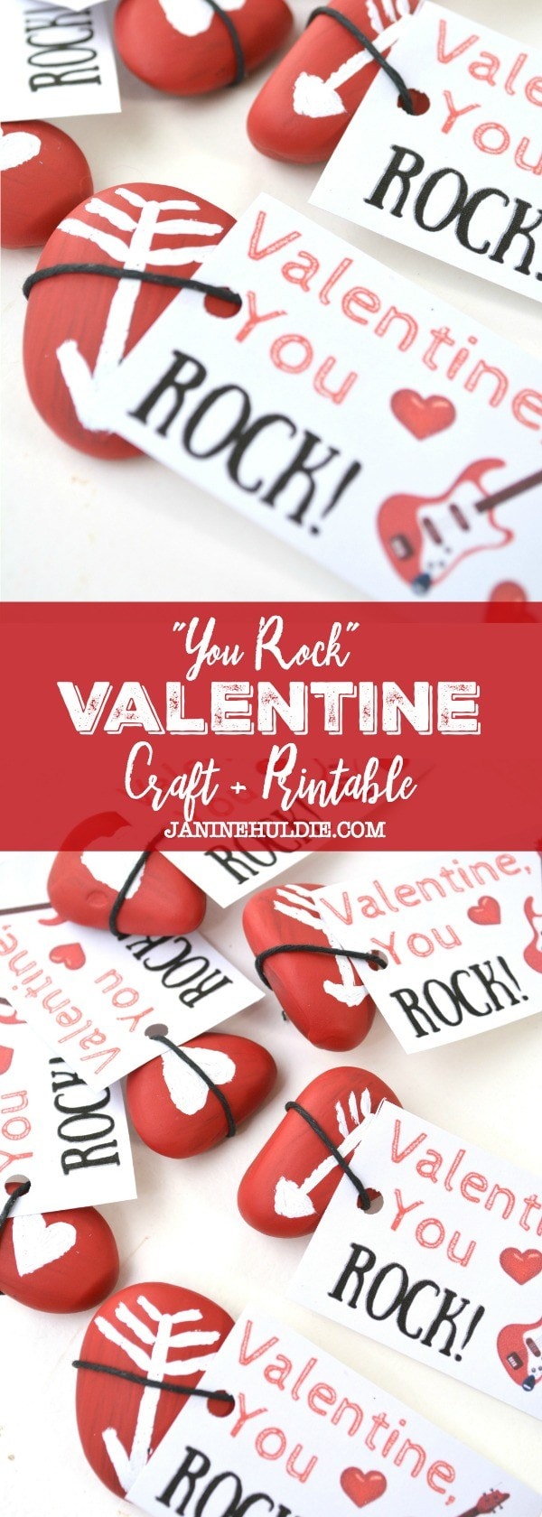 diy you rock valentine's day card