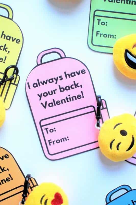 diy emoji Valentine's Day card
