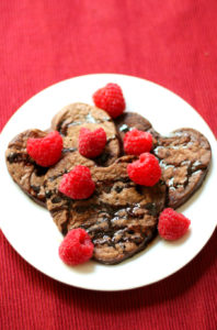 chocolate raspberry heartcakes recipe