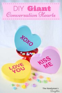 diy giant conversation heart