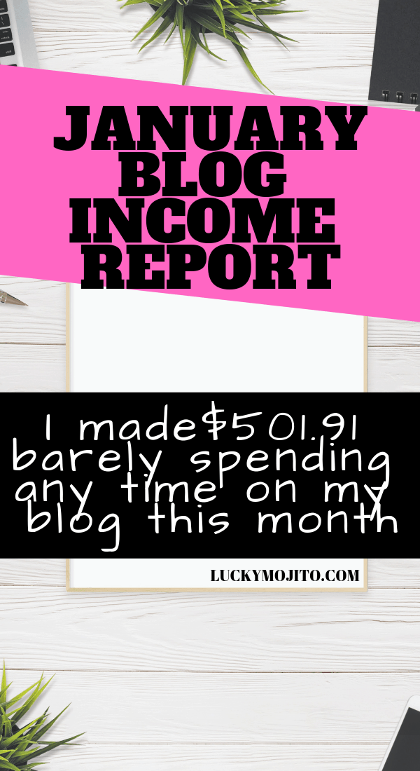 January 2091 blog income report passive income