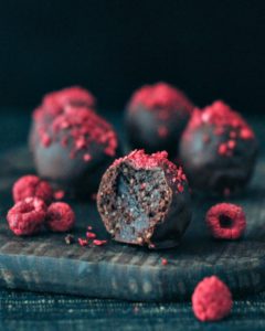 raspberry dusted truffle recipe