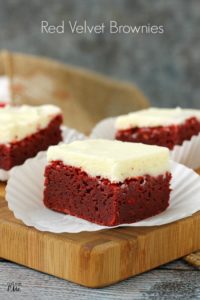 red velvet brownies