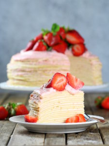 strawberry lemon cake recipe for vlaentine's day dessert idea