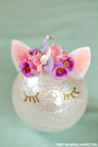 Unicorn-Ornament craft
