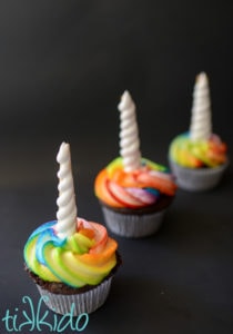 diy Rainbow-unicorn-cupcakes recipe