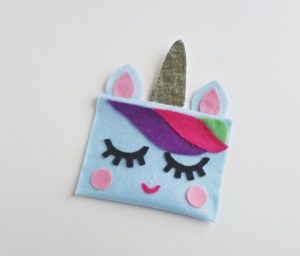 diy unicorn pencil case