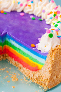 unicorn rainbow cheesecake recipe