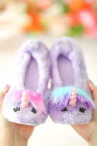 diy unicorn slippers