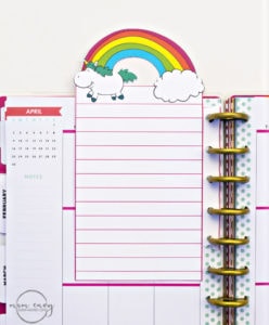 diy unicorn planner insert