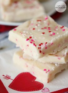 Valentine's Day fudge