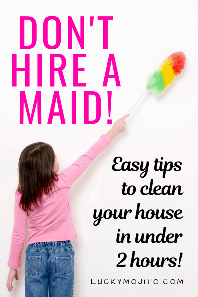 tips on cleaning the house fast