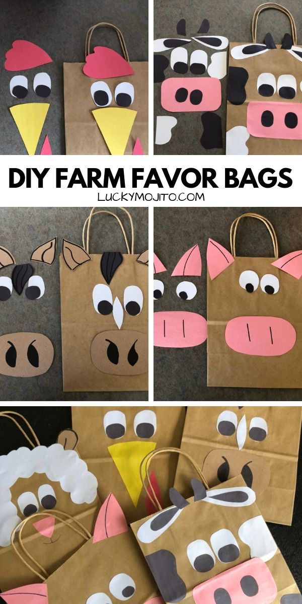 how to make farm themed decorations favors food