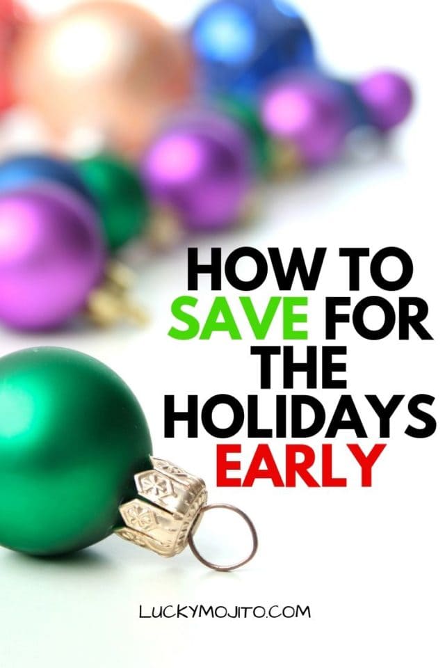 how to save for the holidays early
