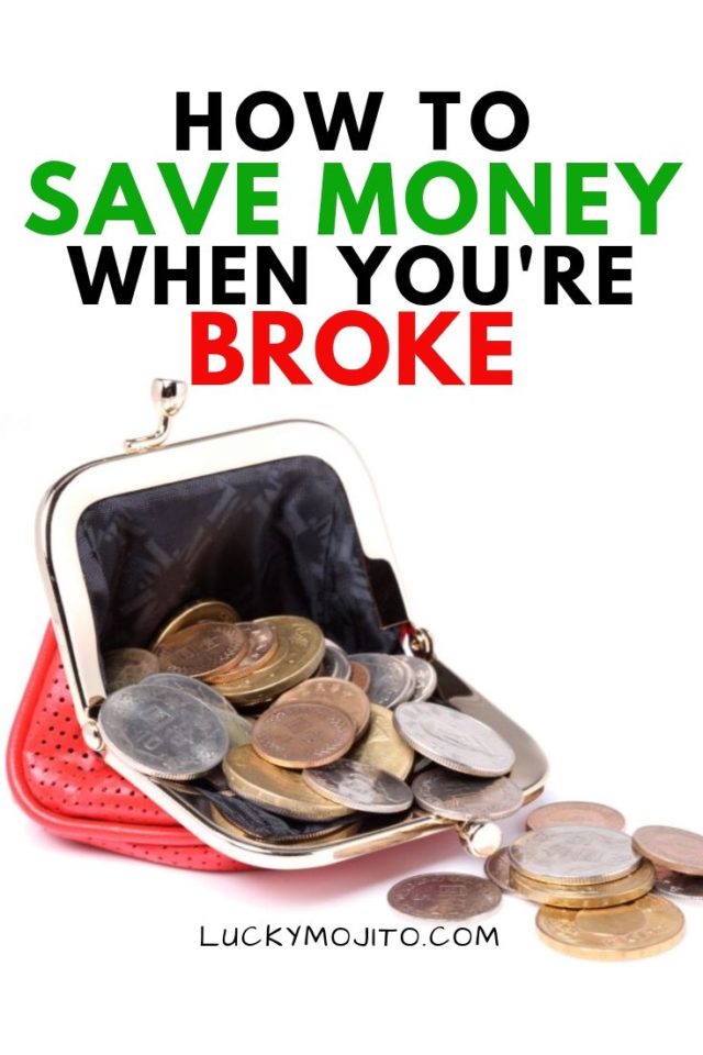 tips to save money when you are broke