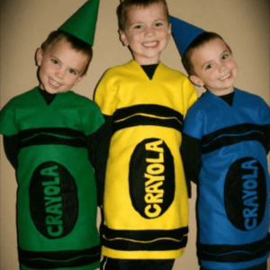 Halloween crayon costume