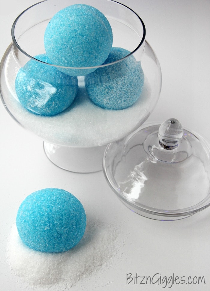 make blue bath bomb gift ideas