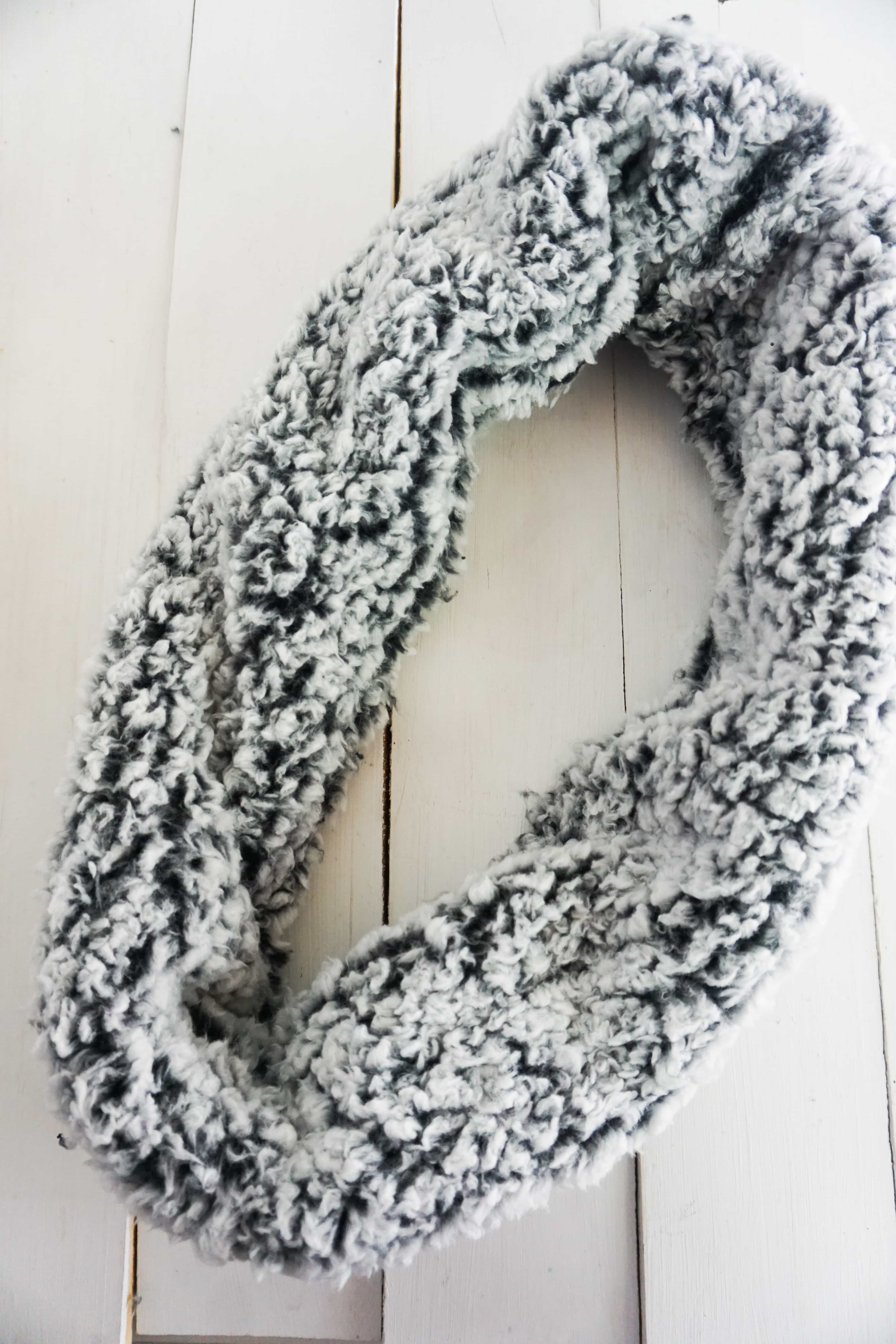 sherpa scarf diy