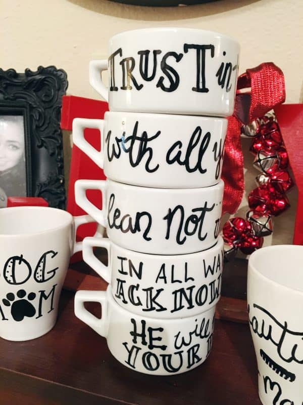 candle mug gift idea