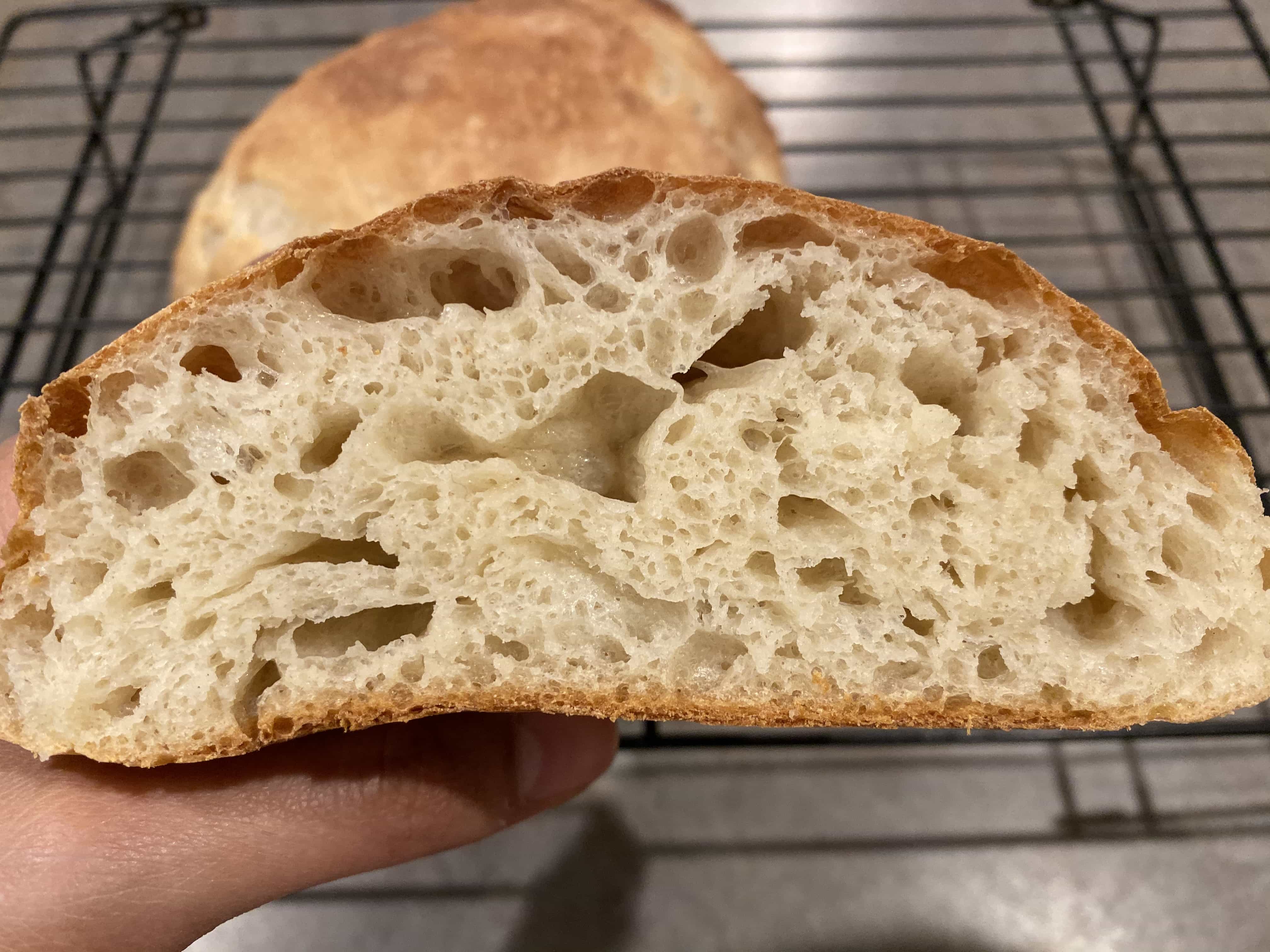 Easy No-Knead Ciabatta Bread Recipe {Foolproof} graphic